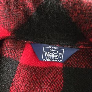 Vintage Woolrich Red and Black Plaid Vest